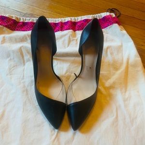 Nine West Black and Glass V Heels